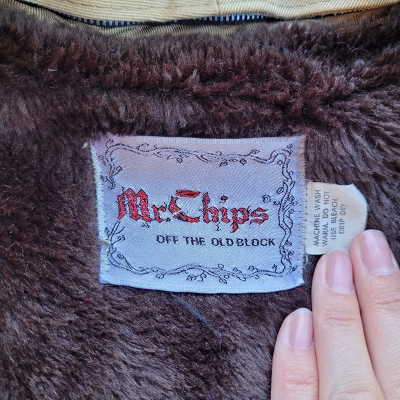 Mr. Chips vintage men's classic trench coat with Removable fur lining - Picture 9 of 14